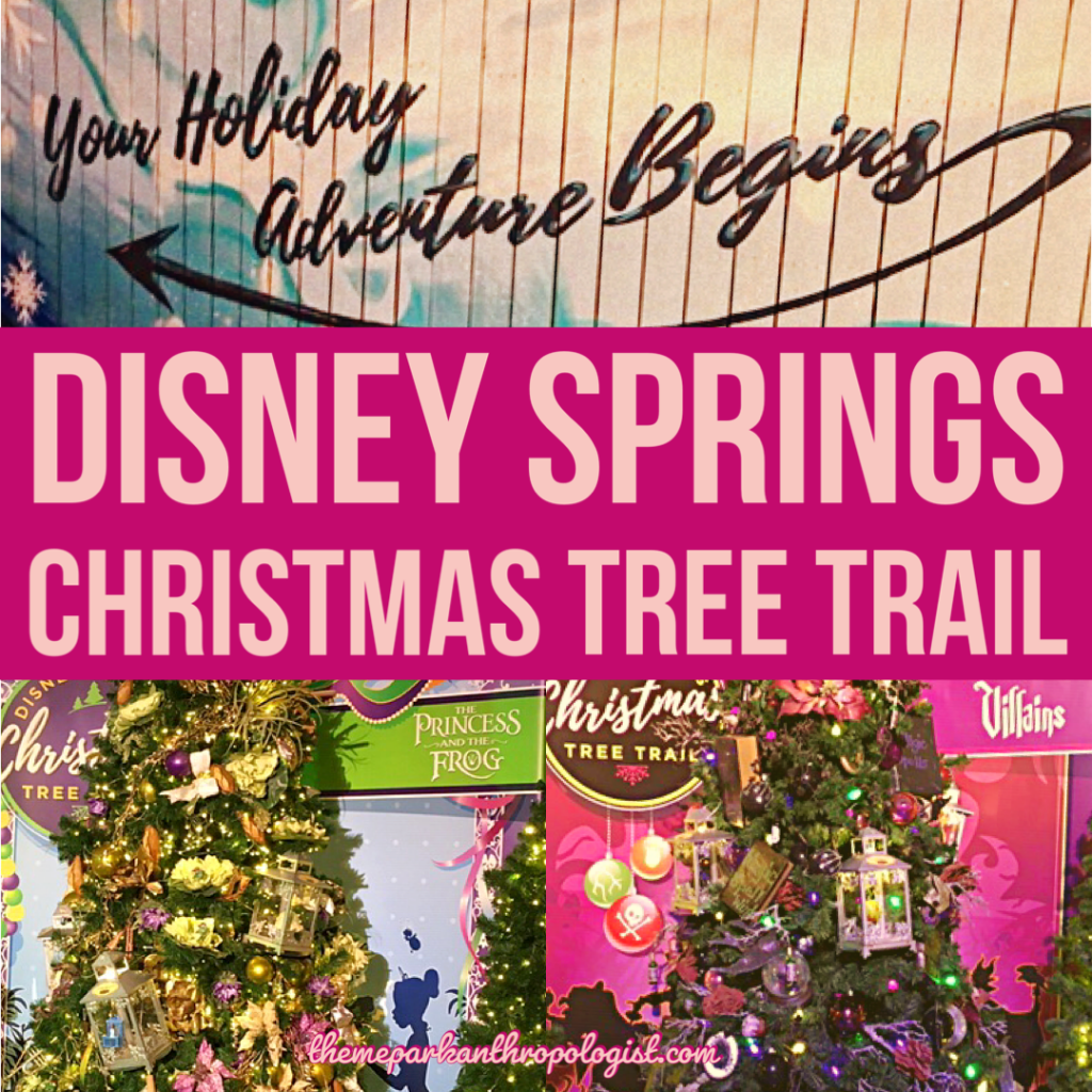 Disney Springs Christmas Tree Trail Theme Park Anthropologist